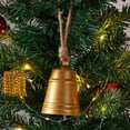 thumbnail image 4 of Dserfhy Rustic Bell Christmas Ornament Vintage Metal Decorative Bell Large Hanging Cow Bell Decoration for Mantel Table Centerpiece Winter Tree Garland Decor, 4 of 8
