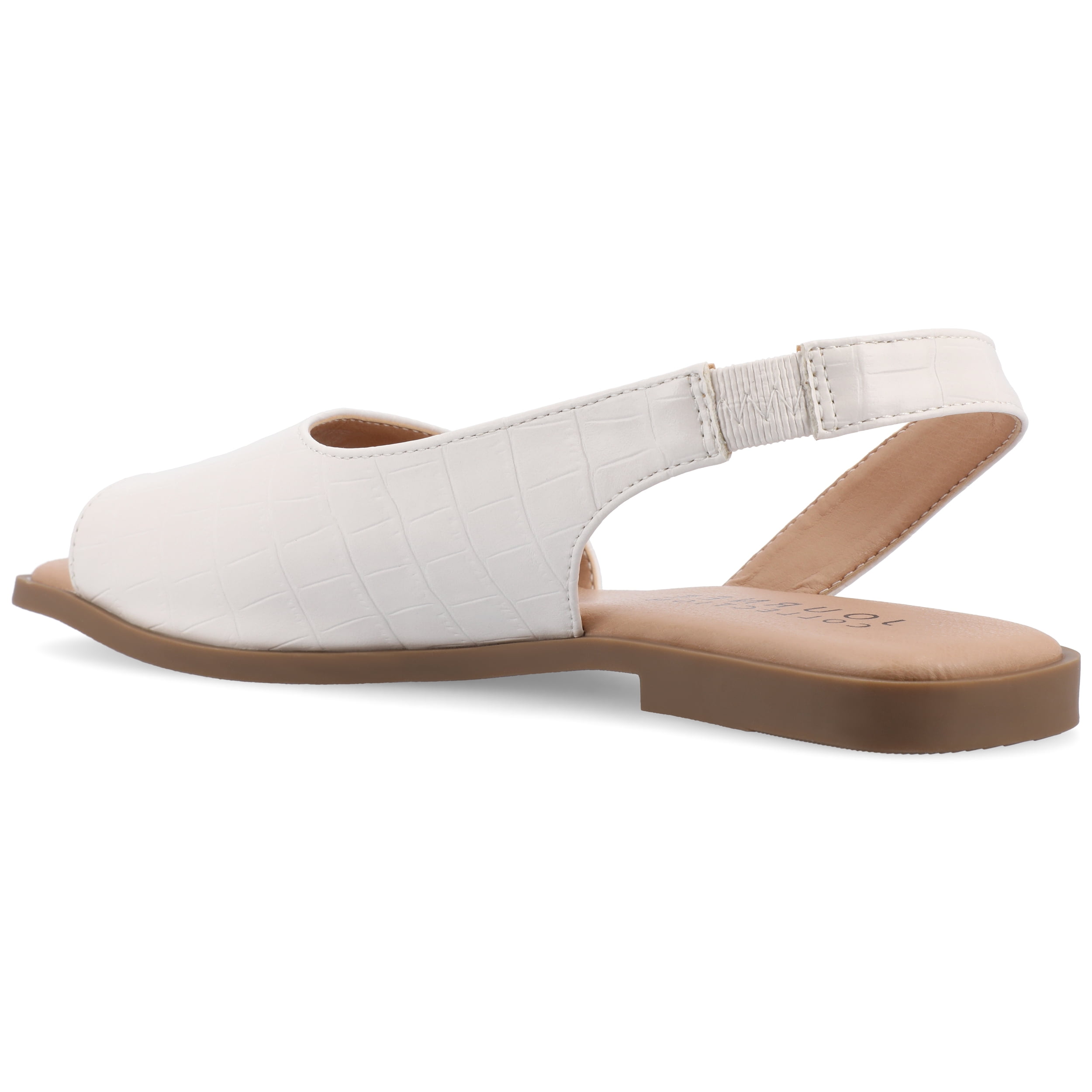 Journee Womens Brinsley Sling Back Flat Sandals, Widths Available