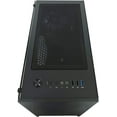 thumbnail image 2 of Apevia MatrixBK ATX Mid Tower Case with 1 x Tempered Glass Window Top USB30USB20Audio Ports 4 x RGB Fans Black, 2 of 8