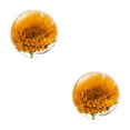 thumbnail image 2 of maskred Resin Crystal Ball Timeless Addition To Collection Crystal Ball With Flower Sunflowers 8cm 2Set, 2 of 6