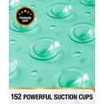thumbnail image 4 of HITSLAM Shower Mat Non Slip,21x21 Bathtub Mat with Suction Cups and Drain Holes,Machine Washable Bathroom Shower Stall Floor Mat,Soft on Feet,Green, 4 of 7
