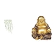thumbnail image 1 of Elegante Escultura De Pared Con Enredaderas Verdes Y El Buda Maitreya, Ideal Para Decorar El Baño, El Dormitorio, El Sofá, Como Fondo O Para La Mesa, Siguiendo Las Recomendaciones Del Feng, 1 of 8