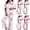A112 Hot Pink, variant on Women Pink Ribbon Breast Cancer Awareness 2 Piece Pajama Set Notch Collar Button Down Short Sleeve Top Long Pants with Pockets Breathable Relaxed Fit Casual Home Sleep Loungewear Beige L