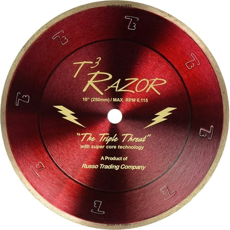 

RTC T3 Razor Gold Diamond Blade 10-Inch Red