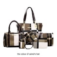 thumbnail image 3 of fastboy Ladies Purse Set Made With PU Ensuring Durability And Style Gifts Handbag Set Well Organized light tan, 3 of 6