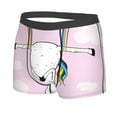 thumbnail image 2 of Disketp Aerial Yoga For Unicorn Men'S Boxer Briefs,Soft And Breathable Cotton Underwear With Comfortflex Waistband, 2 of 9