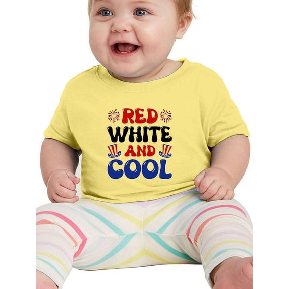 Red White And Cool T-Shirt Infant -Image by Shutterstock, 18 Months