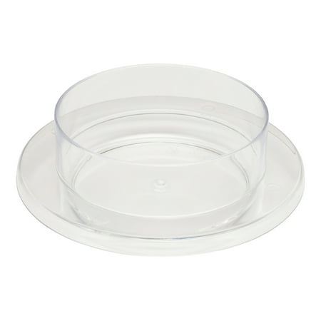 

3 oz Round Clear Plastic Gastronomique Petri Dish - 3 1/4 x 3 1/4 x 1 - 100 count box