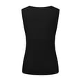 thumbnail image 5 of Womens Summer Tops 4x for Women Camisole Leotard Women Top Apparel Bra 2xl Tops All The Things Back Support Top 4x Workout Clothes for 2 Pk Night Gowns Blouses Tops Fashion Ladies Going Out Black S, 5 of 5