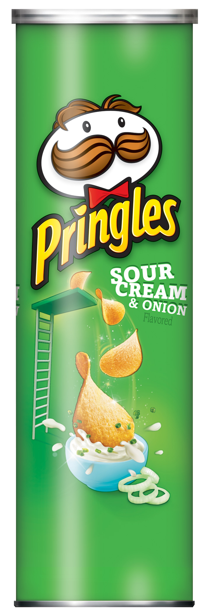 Pringles, Crisps, Sour Cream & Onion Flavored, Bulk Size, 14 Ct