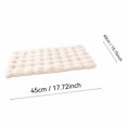 thumbnail image 3 of Pet Bed Mat, Soft Fuzzy Plush Calming Pet Cushion, 1 Pack Cozy Cream Fluffy Warm Sleeping Pad 39.4 inch x 27.6 inch, for Dogs Cats Small Medium Large Pets Indoor Floor Couch Kennel Crate Nap Rest Use, 3 of 8