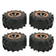 thumbnail image 5 of Neumáticos de coche RC, 4 piezas Neumáticos de coche RC Accesorios de coche RC Juego de neumáticos de goma Funcionalidad de alta precisión, 5 of 14
