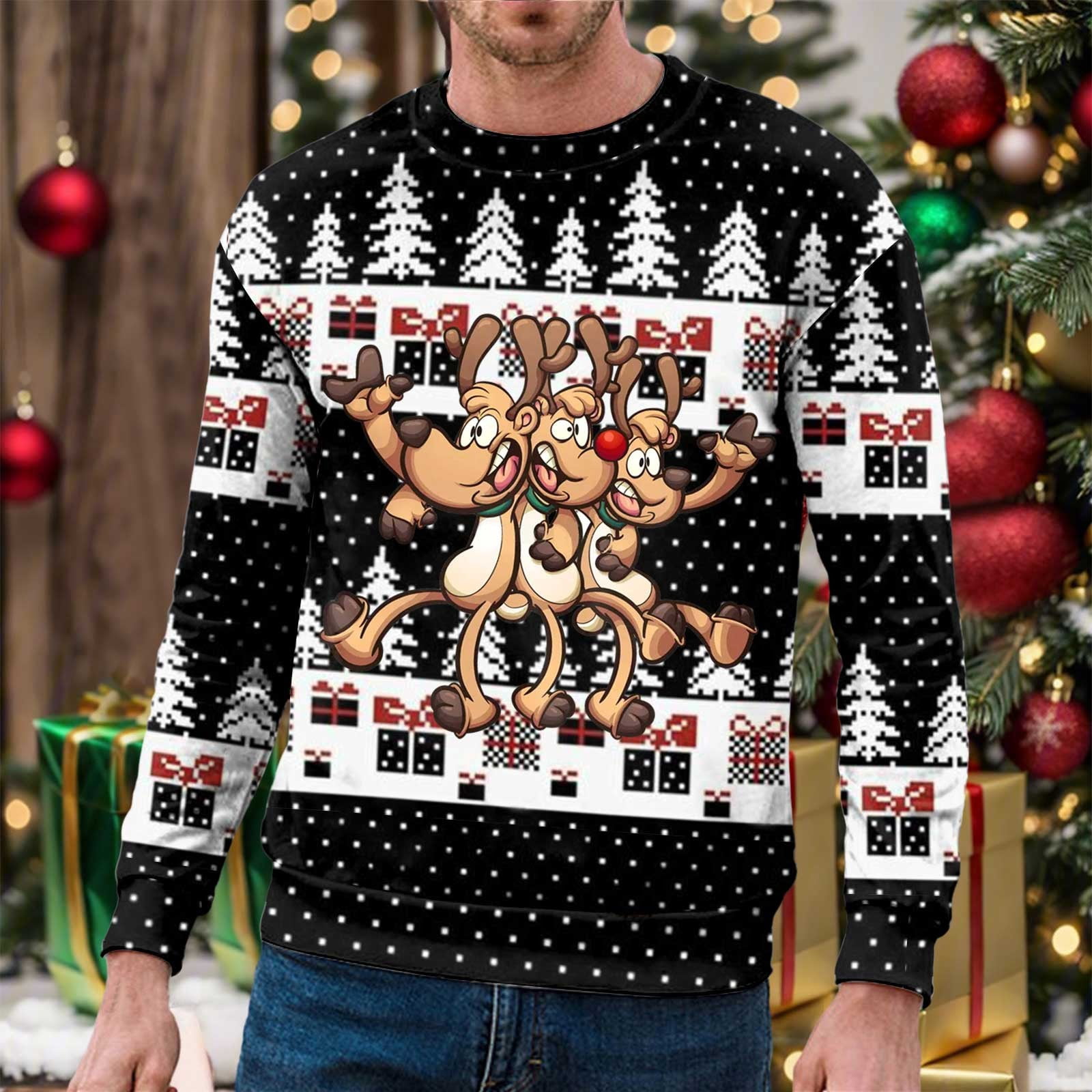 Cape Homme Père Noël Polaire - Manteau Chaud Ouvert Style Cape Pour Fêtes De Noël Maison - 11