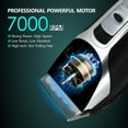 thumbnail image 2 of Cordless Hair Clippers for Men, 7000RPM Professional Barber Clippers Detachable Inclined Blade, Mens Hair Clippers Fading Culture Hair Trimmer Cutting Kit Rechargeable LCD Men Boy Gift, 2 of 9