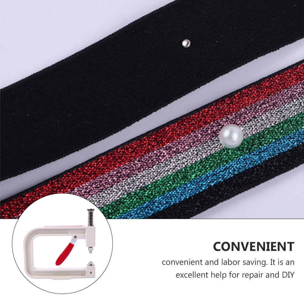 ELAYARD Multi-Color Alloy Bead Setting Tool Kit for Home Jewelry Craft Making - 1 Set Beading Supplies