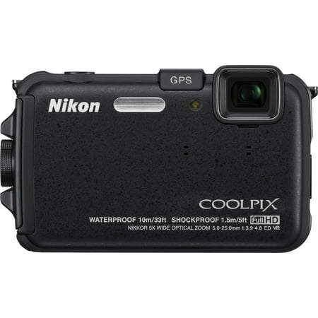 Nikon Coolpix AW100 16 Megapixel Compact Camera, Black