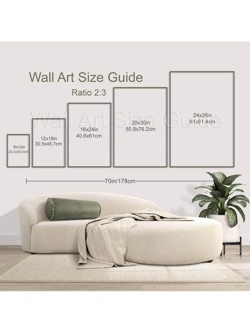 House On The Hill Poster Wall Art, Modern Wall Decor For Living
