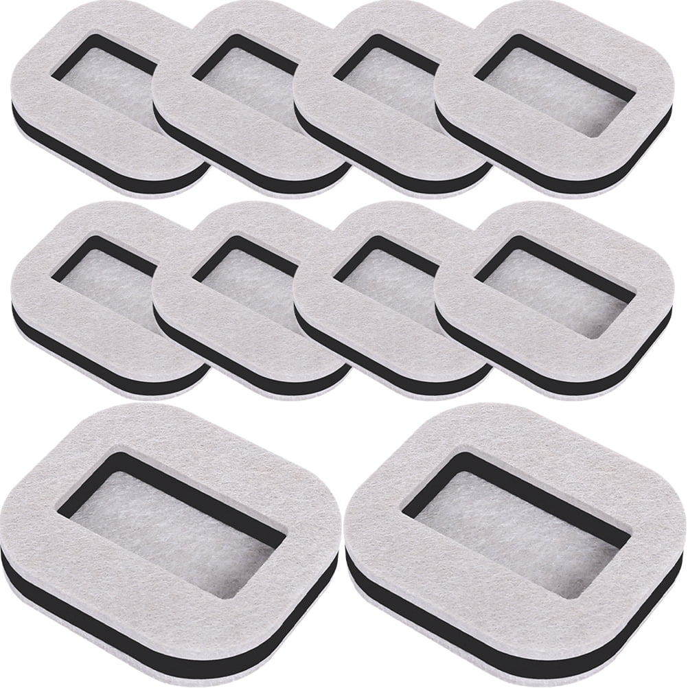 10pcs Furniture Coasters Chair Caster Cups Felt Furniture Feet Cups