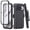 Black, variant on Thousand Gear Compatible for Google Pixel 11 2026 Case, Belt Clip Holster Built-in Screen Protector Kickstand Rugged Cover - Camo