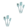 thumbnail image 2 of Inteprter 3 piezas/kit de silicona para hornear raspador colorido reutilizable lavable cocina panadería pastel crema pan cepillo herramientas de Azul 2piezas, 2 of 6