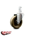 thumbnail image 2 of 4 Inch High Temp Phenolic Wheel Swivel 7/8 Inch Square Stem Caster SCC, 2 of 2