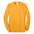 thumbnail image 5 of Yellow Rooster Men's Long Sleeve Core Blend T-Shirts Gold XL, 5 of 6