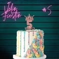 thumbnail image 3 of Cake Topper Rosa Glitter #5 Velin Fiestin Cake topper Glitter #5, 3 of 9