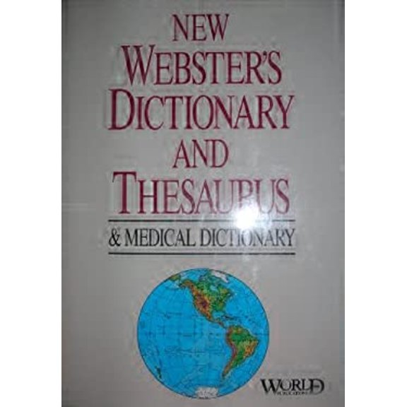 Pre-Owned New Webster's Dictionary and Roget's Thesaurus (Hardcover), Textbooks, English