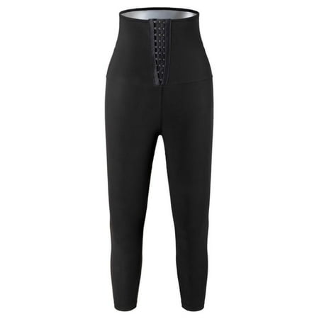 

Sauna Leggings for Women Sweat Pants Compression High Waist Slimming Hot Thermo Workout Training Capri Body Shaper