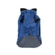 thumbnail image 3 of Chaqueta de invierno acolchada clásica para mascotas, resistente al viento, impermeable y con forro polar. Azul-XL, 3 of 9