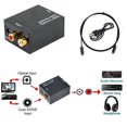 thumbnail image 4 of Convertisseur Audio Numérique vers Analogique Fibre Optique Toslink Signal Coaxial DAC SPDIF Stéréo Prise 3.5MM RCA R/L Adaptateur Décodeur Audio, 4 of 4