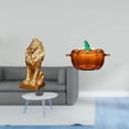 thumbnail image 2 of Figura de león,Estante con estatua de león para escritorio,oficina,decoración del hogar,Plato de dulces,Plato de dulces de vidrio con tapa Tarro de dulces decorativo,Para el buffet de, 2 of 8