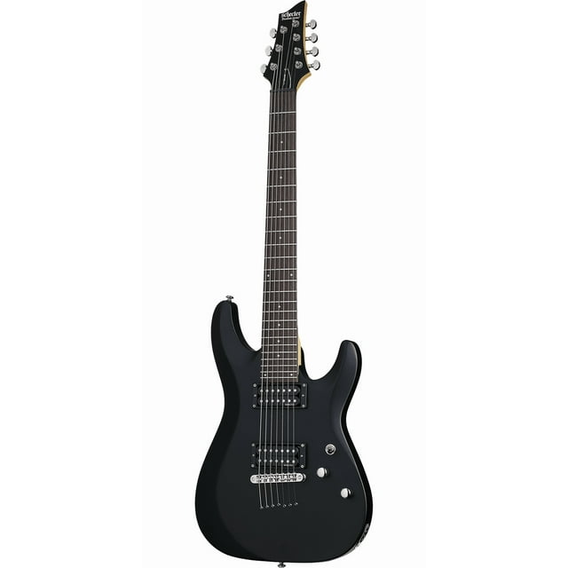 Guitarra Eléctrica 7 Cuerdas Schecter C-7 Deluxe Sbk