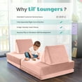 thumbnail image 4 of Critter Sitters Kids Lil Lounger | Play Couch | Modular Sofa | Fort Building, Open Ended Play | Sturdy Foam | Washable Covers | Durable | Flexible Seating for Playroom, Kids Room, 4 of 12