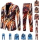 thumbnail image 1 of RKSTN Tuxedo Suits for Men 2PC Lapel Single Breasted Button Printed Dress Suit Sets Men's Turndown Regular Fits Floral Print Blazers and Pant 2 Piece Set Wedding Business Performance Prom Dress Set, 1 of 9