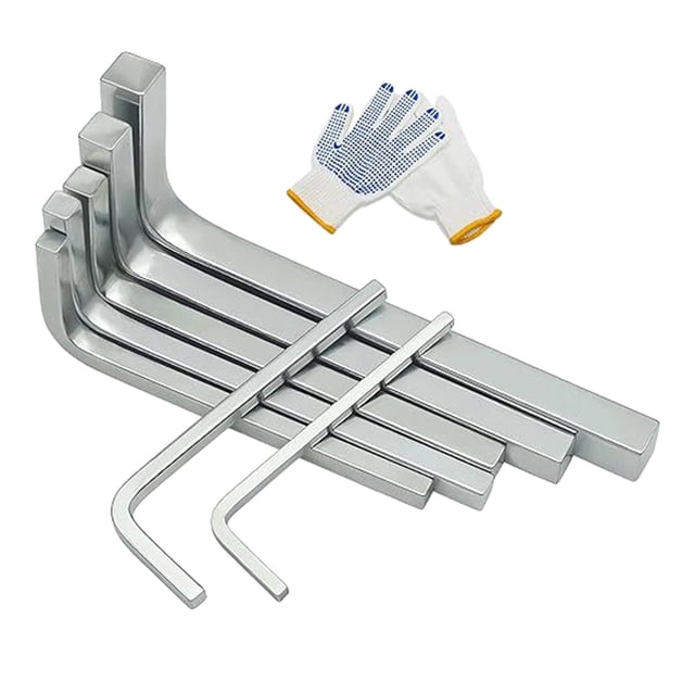 Destornillador de llave de 4 puntos Zulema Juego de llaves de cabeza cuadrada en forma de L 3-10mm