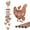 Chicken, variant on Highland Animal Wind Chimes for Outside, Metal Windchimes Outdoors, Highland Gifts for Women/Men, Memorial/Birthday Gifts, Garden Decor for Outside, Patio or Yard, Durable Chimes for Outdoors