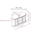 thumbnail image 2 of Leick Furniture Mission 46" Corner TV Stand in an Oak Finish, 2 of 7