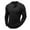 Black, variant on Royisotas T Shirts for Men Athletic Henley Tops Pullover Long Sleeve Fashion Casual Mens Shirts Button Down