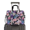 thumbnail image 2 of FORMRS 16" Laptop Bag Carrying Sleeve Case with Handle Travel Shoulder Briefcase, Pink and Purple Flowers, 2 of 8