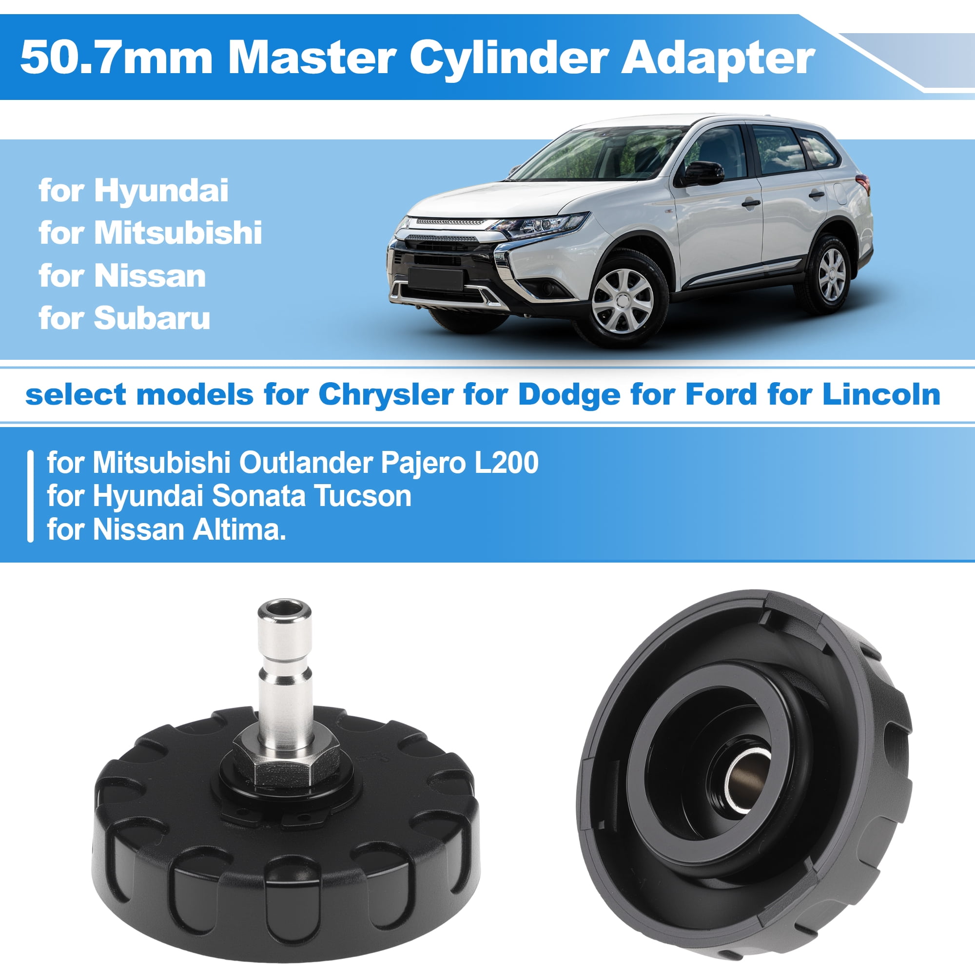 Unique Bargains 50.7mm Master Cylinder Bleeder Adapter for Mitsubishi for Nissan