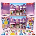 thumbnail image 6 of Magnetic Princess Dress-Up Paper Dolls, Magnetic Dress-Up Game, Play and Travel Toy Set with Magnetic Dress-Up Dolls and Girls’ Costumes,Toddler Girl Toys,Pretty Pretty Princess Game(Amy London), 6 of 7