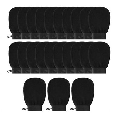 20 Pcs Exfoliating Glove Bulk Exfoliator Mitt Body Scrubber 150D Viscose Fiber Deep Skin Korean Scrub for Bath
