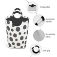 thumbnail image 2 of DouZhe 50L Rectangular Laundry Basket, Leopard Print Animal Texture Prints Waterproof Foldable Laundry Hamper with Aluminum Handles, 2 of 6