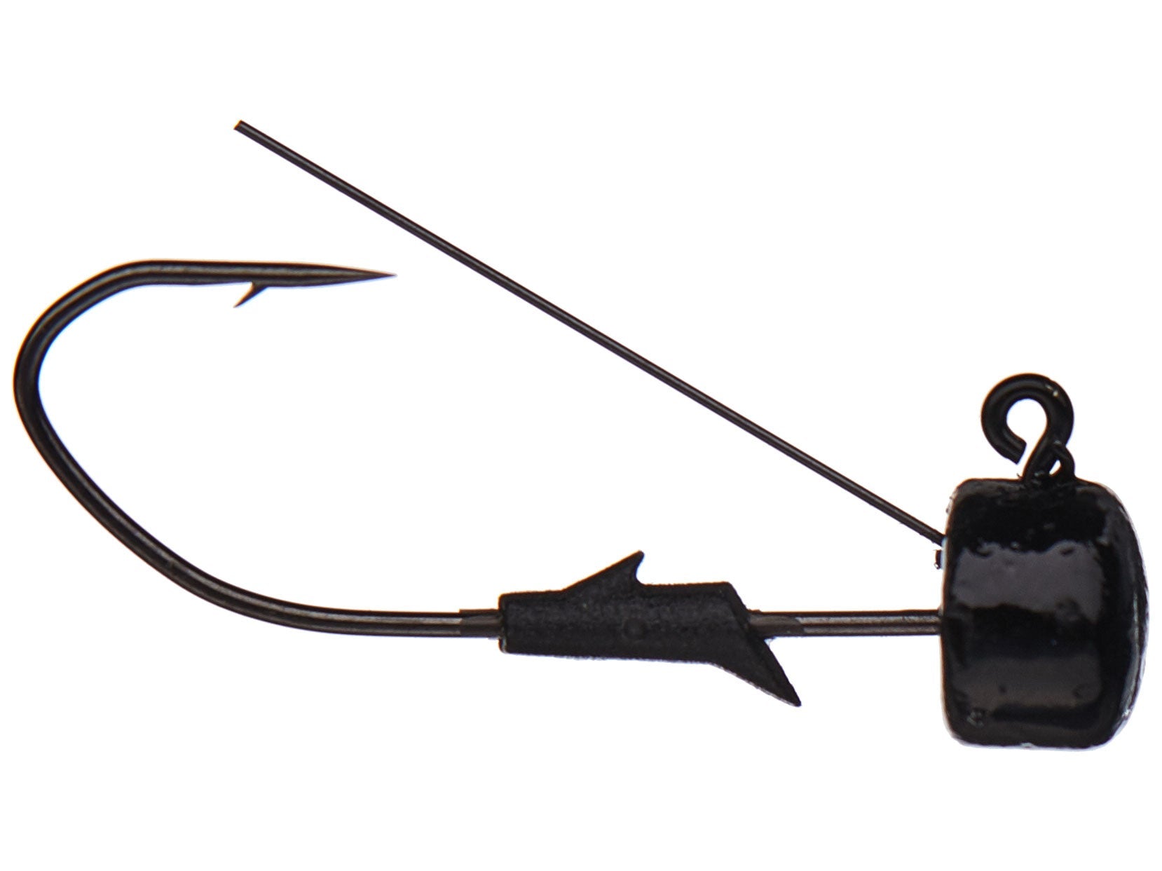 Eagle Claw Weedless Pro-V Finesse Fishing Jig, Black Color
