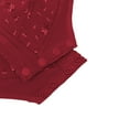 thumbnail image 6 of Uqiangy Full Figure Bras Supportive Bras for Women Wireless Push Up Bra Bra Wireless Push-Up Bra Lace Sports Bras for Women Senior Bras for Women No Wire Bras for Women Red M, 6 of 7