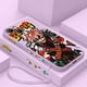 thumbnail image 4 of Funda de teléfono de Anime My Hero Academia para Apple iPhone, 15, 14, 13, 12, 11 Pro Max Plus, 8, 7, SE, funda líquida con Capa de cuerda izquierda, 4 of 5