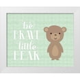 thumbnail image 1 of Robinson, Tamara 18x15 White Modern Wood Framed Museum Art Print Titled - Be Brave Bear, 1 of 4