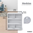 thumbnail image 4 of Mubson Librero con 5 Repisas. Estanteria para Recamara o Sala Mubson  Librero, 4 of 6