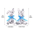 thumbnail image 2 of Lilixerw Chinese Style Blue and White Porcelain Fabric Easter Bunny Ornament,Easter Rabbit Doll Table Centerpiece,Holiday Home Decor,Gift,Spring Festival Ornament, 2 of 6